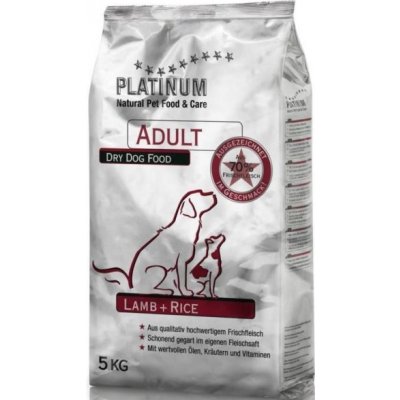 Platinum Natural Adult Lamb & Rice 5kg