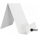 Designový stojánek na knihy bílý – Zboží Mobilmania
