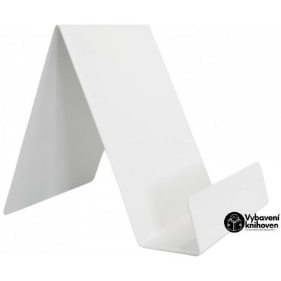 Designový stojánek na knihy bílý – Zboží Mobilmania