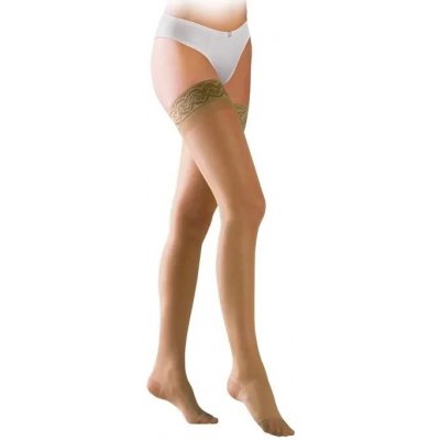 Avicenum Stehenní punčochy PHLEBO 360 FINE s krajkou délka normal se špicí natura – Zboží Mobilmania