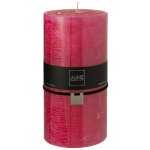 Oválná růžová svíčka XXL - 10*10*20 cm - J-Line by Jolipa – Hledejceny.cz