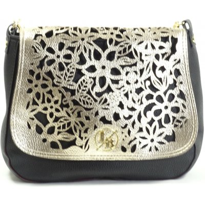 Laura Biaggi dámská crossbody kabelka F259 079 BLACK/GOLD – Hledejceny.cz