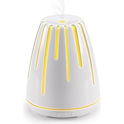 Fancy home Ultrasonická aroma lampa Lava bílá – Zboží Mobilmania