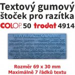 Trodat Colop Gumový štoček pro razítko 50, 4914 – Zboží Mobilmania