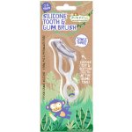 Jack N´Jill dětský silikonový kartáček na zuby a dásně – Sleviste.cz