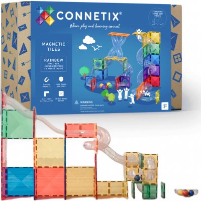 Connetix Rainbow Ball Run Expansion Pack 66 ks – Zboží Dáma