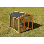 Kerbl výběh pro králíky odklopný s domečkem 115 x 85 x 90 cm – Zboží Dáma