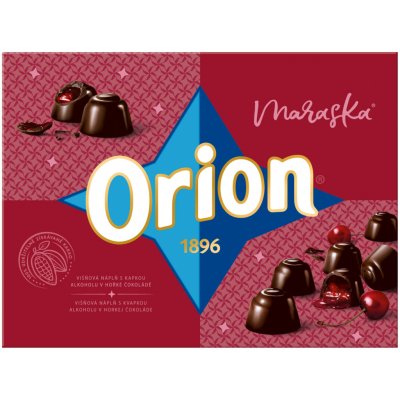 ORION Maraska pralinky z hořké čokolády s višňovou náplní 158 g – Sleviste.cz