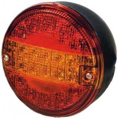 Svítilna zadni kulatá 3 komorová LED 12/24V – Hledejceny.cz
