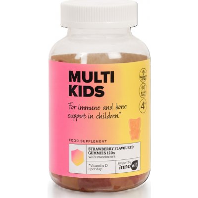 Innovit Multivitamínové gumové bonbony pro děti jahoda 120 ks – Hledejceny.cz
