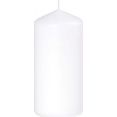 Emocio Svíčka válec 7 x 15 cm bílá – Zboží Dáma