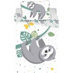 Jerry Fabrics povlečení Lenochod 100 x 135 cm 40 x 60 cm – Hledejceny.cz