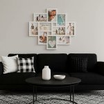 Fotorámeček na 10 fotek, 53x49 cm, bílý SPRINGOS PANORAMA – Zboží Živě