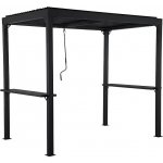 Sunfun Melina BBQ 2,5 x 1,6 m, výška 2,2 m, černá, antracit 47665 – Zboží Dáma