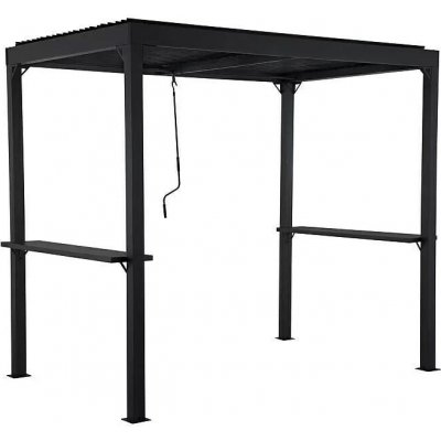 Sunfun Melina BBQ 2,5 x 1,6 m, výška 2,2 m, černá, antracit 47665 – Zboží Dáma