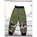 Textil EBi zimní Softshellové kalhoty lem černý khaki maskáč zelená – Sleviste.cz