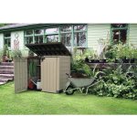 Keter Store-It-Out plastový 146 x 82 x 125 cm hnědý béžový – Zboží Dáma