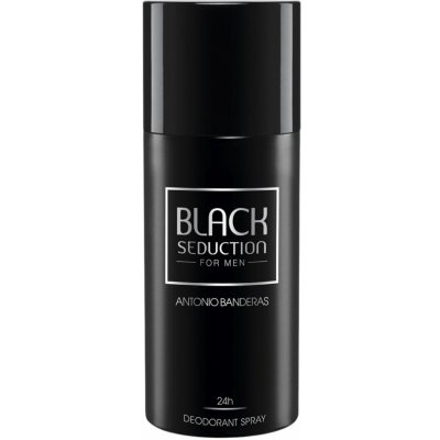 Antonio Banderas Seduction in Black Men deospray 150 ml – Hledejceny.cz