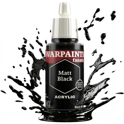 Army Painter Warpaints Fanatic Matt Black 18ml – Zboží Dáma