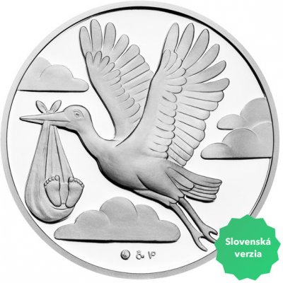 Česká mincovna Slovenský stříbrný tolar k narození dítěte 2025 s věnováním proof 29 g – Hledejceny.cz