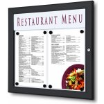 A-Z Reklama CZ Venkovní vitrína MENU BOARD SCZ2xA4C9005 na Menu pro prospekty 2 x A4 - Černá – Zboží Dáma