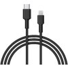 usb kabel Aukey CB-CL02 USB, USB 3.2 Gen 1 (3.1 Gen 1) USB C Lightning, 1,2m, černý
