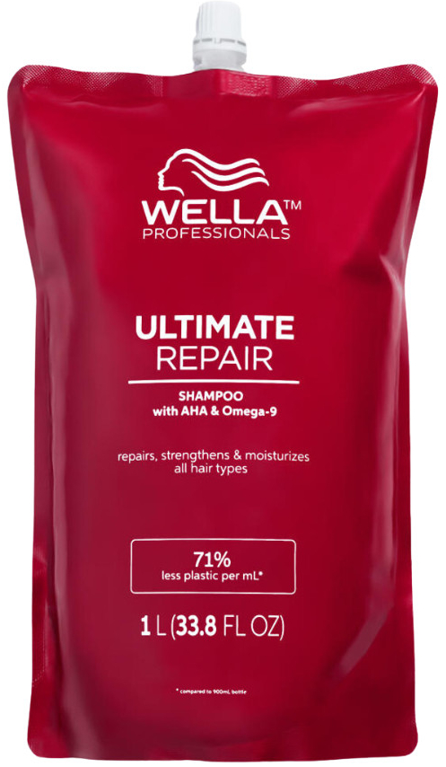 Wella Professionals Ultimate Repair Shampoo šampon pro šetrné mytí poškozených vlasů 1000 ml