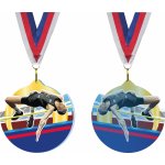 Akrylátová medaile Skok do výšky Zlatá – Zboží Dáma