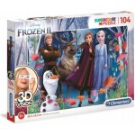 Clementoni Supercolors 3D model Frozen 104 dílků – Sleviste.cz