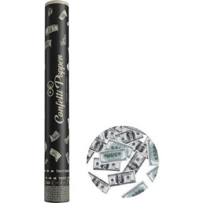 Vystřelovací konfety peníze 100 dolarové bankovky 40cm Party Pal – Zboží Mobilmania