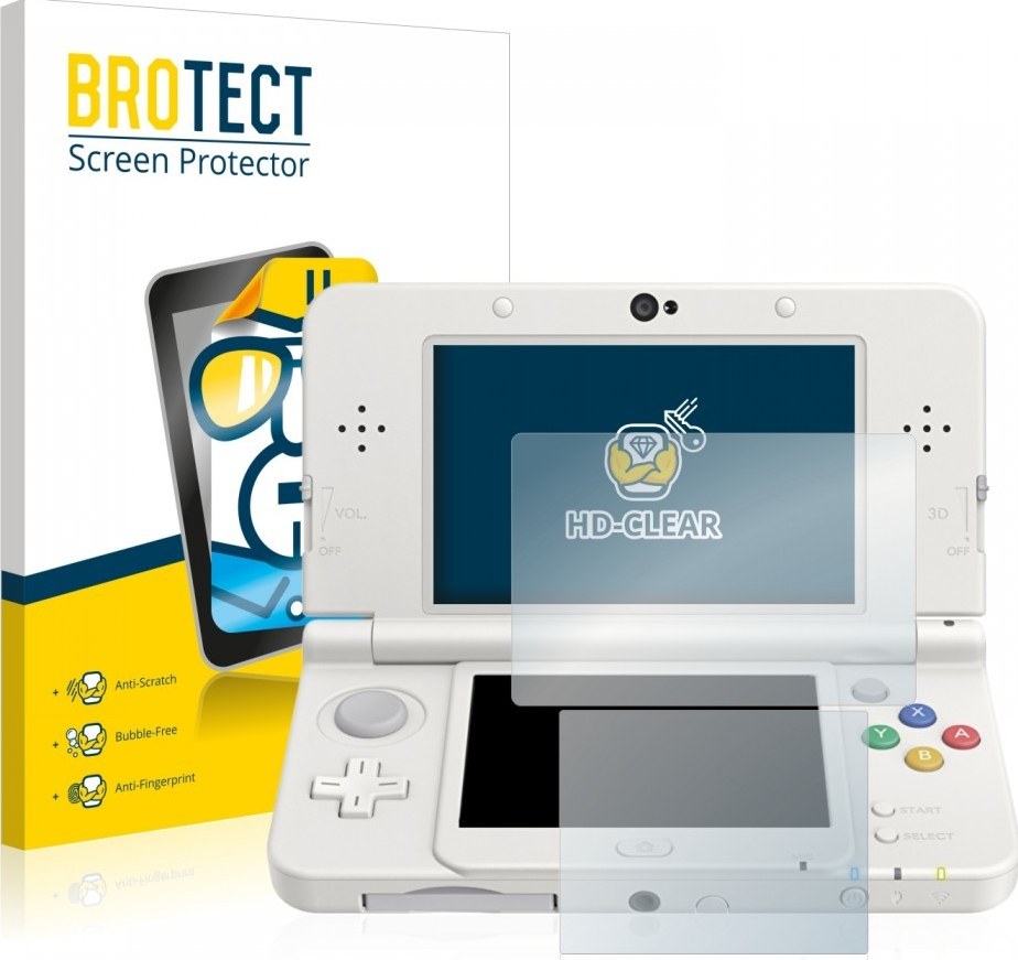 Brotect HD-Clear Screen Protector 2x New Nintendo 3DS