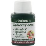 MedPharma Jablečný ocet + Vitamin C + Vláknina + Chrom 37 kapslí – Hledejceny.cz