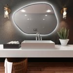 Baltica Design Bright Stain 90x64 cm stříbrná 5904107918976 – Hledejceny.cz
