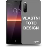 Pouzdro Picasee silikonové Sony Xperia 10 II - Vlastní design/motiv černé – Zbozi.Blesk.cz