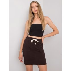 Tepláková sukně s kapsami -fa-sd-6205.76p brown