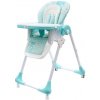 Jídelní židlička NEW BABY Minty Fox eko kůže a vložka pro miminka Zelená
