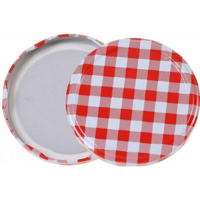 Alians-dn Víčko TO 82 káro červené RTS steril ADN – Zboží Dáma