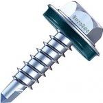 Nerezový šroub 4,8×19 mm s EPDM podložkou pro hliníkové profily QFX-ALU (50 ks) – Hledejceny.cz