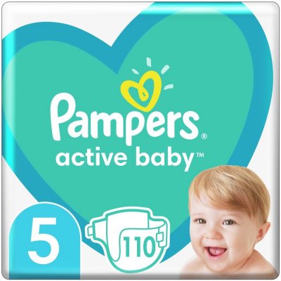 Pampers Active Baby 5 110 ks – Zboží Mobilmania