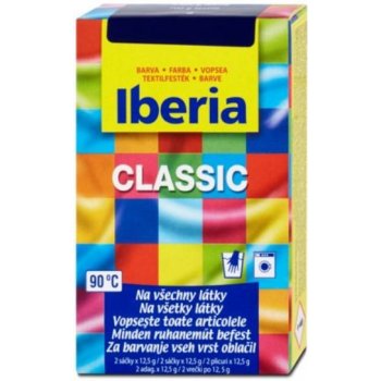 Iberia Classic Barva na textil námořnická modř tmavě modrá 2 x 12,5 g