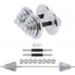 HMS STC55 Činkový set v kufru chrom 55 kg – Zboží Dáma