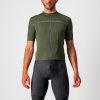 Cyklistický dres Castelli Classifica pánský krátký rukáv military green