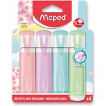 Maped 42546 Fluo Peps Pastel 4 ks – Sleviste.cz