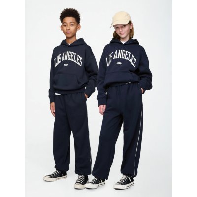 GAP dětské tepláky Baggy Unisex Tmavě Modrá – Zboží Dáma