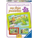 Ravensburger 051380 Malá zahradní zvířata 3x6 dílků – Zboží Dáma