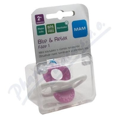 Mam Bite & Relax fáze 1 přední zoubky zelená – Zboží Dáma