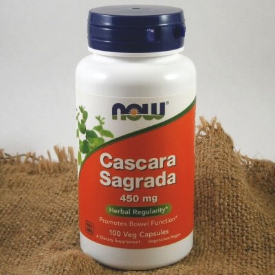 Now Foods Cascara Sagrada Řešetlák 450 mg x 100 kapslí