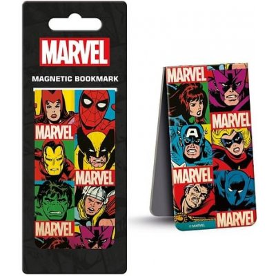 Pyramid International Magnetická záložka Marvel - Retro Grid – Hledejceny.cz