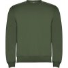 Pánský rolák Clasica svetr s výstřihem crewneck Venture green