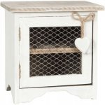 Clayre & Eef Dřevěná skříňka na vajíčka bílá 19 x 14 x 19 cm – Sleviste.cz
